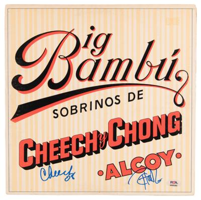 Lot #650 Cheech and Chong Signed Album - Big Bambu - Image 1