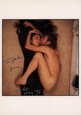 Lot #514 Beatles: Yoko Ono Signed Postcard - Image 1