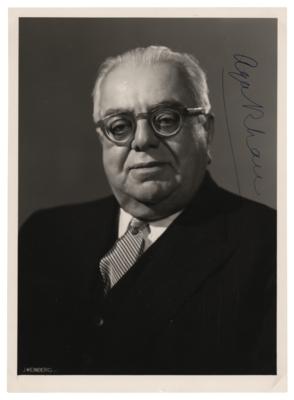 Lot #245 Aga Khan III Signed Photograph