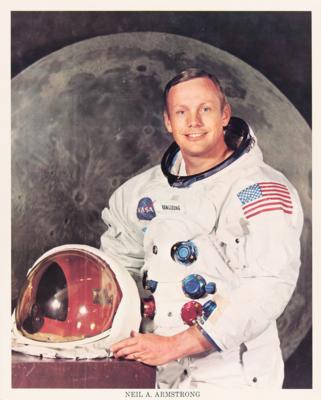 Lot #364 Neil Armstrong Signed Photograph - Image 1