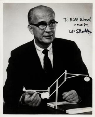 Lot #277 William Shockley Signed Photograph - Image 1