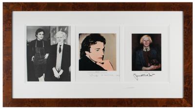 Lot #425 Andy Warhol and Jamie Wyeth Signed Prints