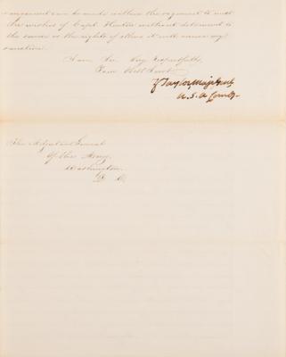 Lot #10 Zachary Taylor Letter Signed, Defying His