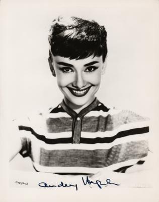 Lot #629 Audrey Hepburn Signed Photograph