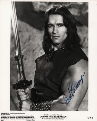 Lot #690 Arnold Schwarzenegger Signed Photograph - Image 1