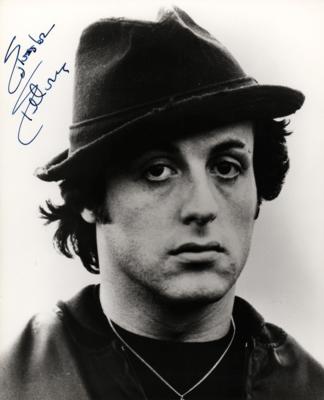 Lot #694 Sylvester Stallone Signed Photograph - Image 1