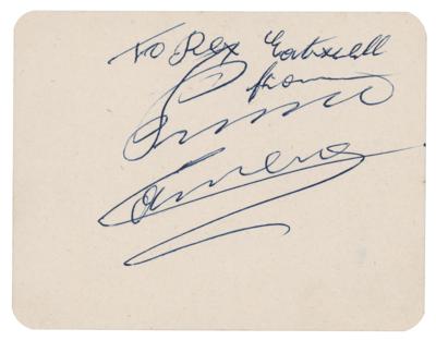 Lot #720 Primo Carnera Signature