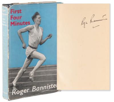 Lot #718 Roger Bannister Signed Book - First Four