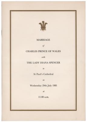 Lot #266 Princess Diana and King Charles III