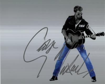 Lot #615 George Michael Signed Photograph - Image 1