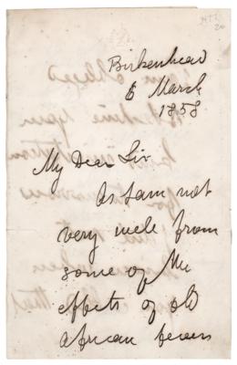 Lot #252 David Livingstone Autograph Letter