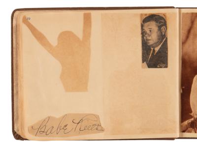 Lot #716 Babe Ruth Signature in an Autograph Album, with Jim Braddock, Vivien Leigh, and Cole Porter - Image 2