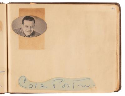 Lot #716 Babe Ruth Signature in an Autograph Album, with Jim Braddock, Vivien Leigh, and Cole Porter - Image 3