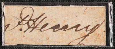 Lot #231 Patrick Henry Signature - Image 2