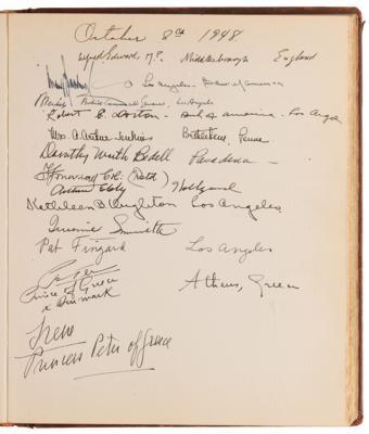 Lot #436 Ayn Rand, Richard Nixon, and Notables Signed Guestbook - Image 9