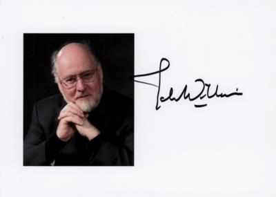 Lot #710 John Williams Signed Photograph - Image 1