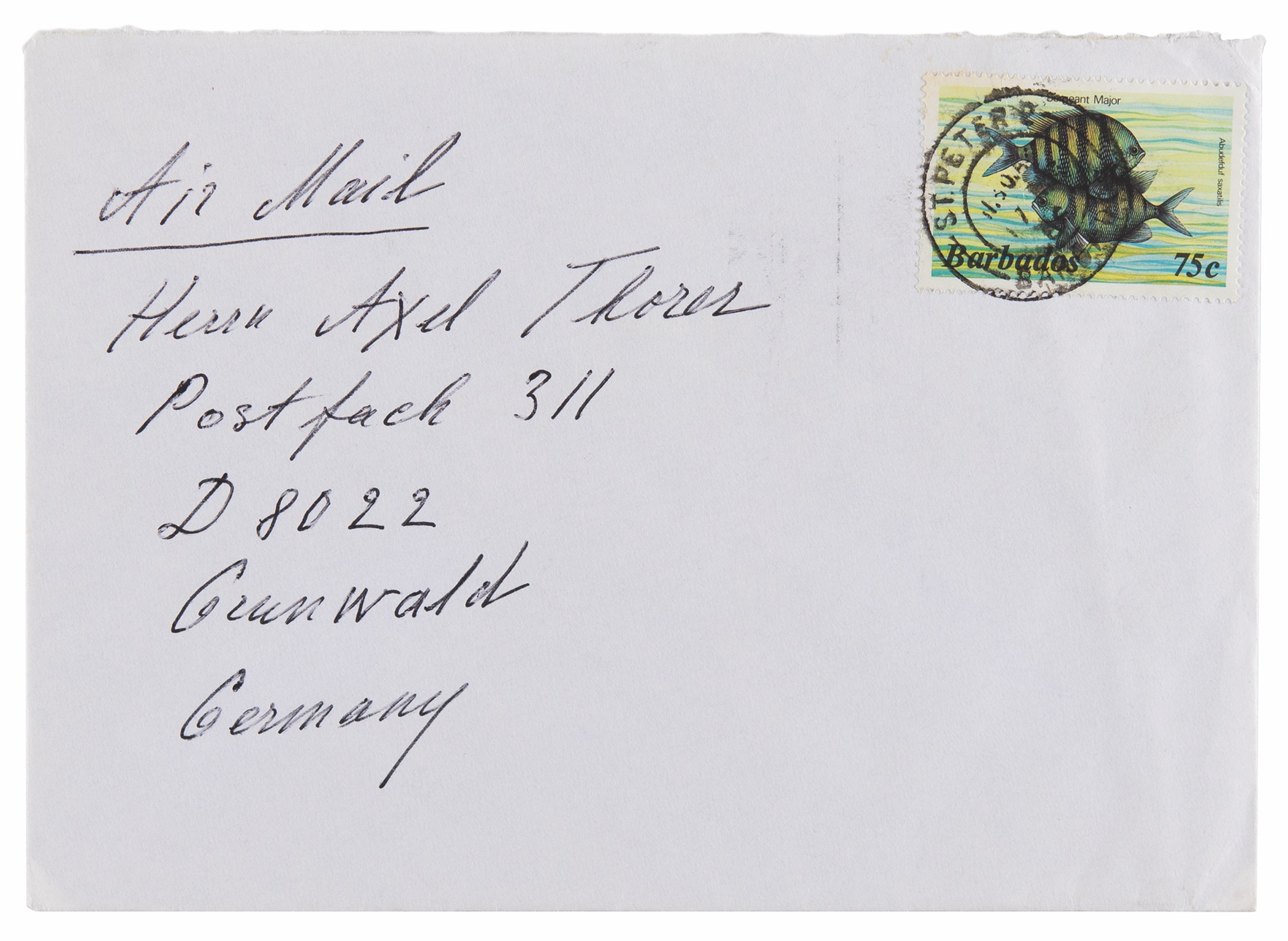 Lot #412 Erte Handwritten Letter - Image 2