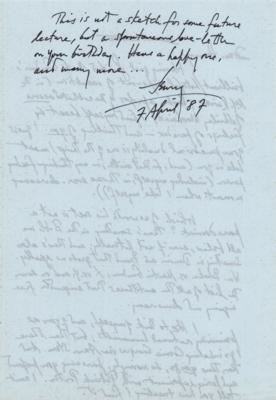 Lot #453 Leonard Bernstein Exceptional Self-Defining Autograph Letter Signed to His Manager, Harry Kraut - Image 2