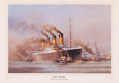 Lot #284 Titanic: Millvina Dean and Edith Haisman (2) Signed Items - Image 3