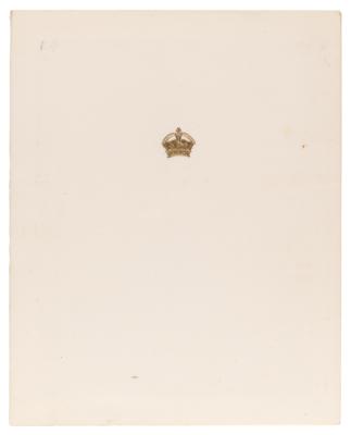 Lot #217 Elizabeth, Queen Mother Signed Christmas Card (1972) - Image 2