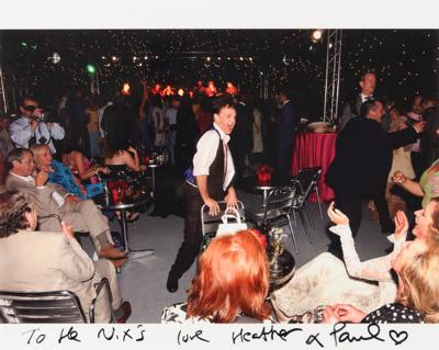 Lot #463 Beatles: Paul McCartney and Heather Mills Wedding Collection with Dual-Signed Card and Photograph - Image 2