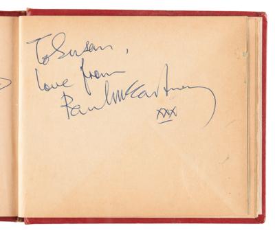 Lot #460 Beatles Signatures: McCartney, Lennon, and Starr - Image 3