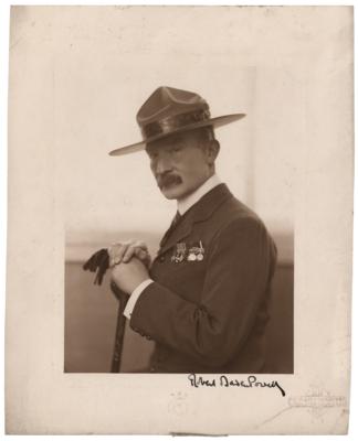 Lot #299 Robert Baden-Powell Signed Photograph