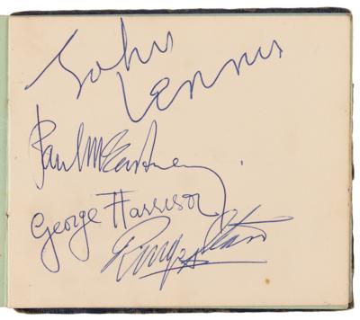 Lot #459 Beatles Signed 1963 Autograph Album -