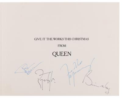 Lot #473 Queen Rare Signed 1984 Christmas Card -