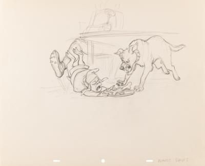 Lot #855 Marc Davis (5) character studies and concept drawings from The Black Cauldron - Image 5