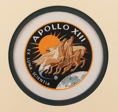 Lot #352 Apollo 13 Signed Limited Edition Lithograph with Beta Patch (Attested as Flown) - Image 6