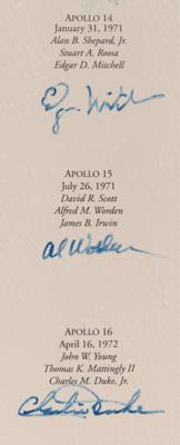 Lot #366 Astronauts (24) Multi-Signed Limited Edition Print by Alan Bean - 'Reaching for the Stars' - Image 10