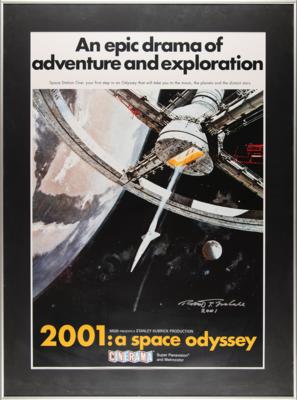 Lot #398 Robert McCall Signed 2001: A Space Odyssey Movie Poster - Image 3