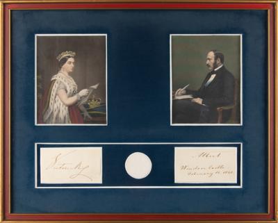 Lot #272 Queen Victoria and Prince Albert