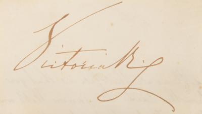 Lot #272 Queen Victoria and Prince Albert Signatures - Image 2