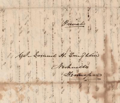 Lot #96 James K. Polk Autograph Letter Signed, Responding to Attacks in the Press - Image 3