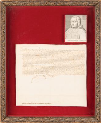 Lot #247 King Ferdinand II of Aragon Document