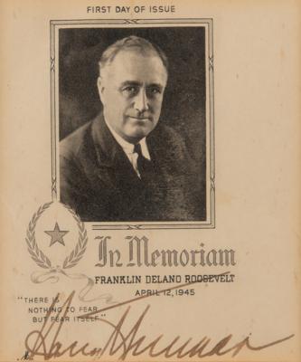 Lot #108 Harry S. Truman Signature - Image 2