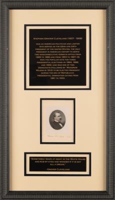 Lot #44 Grover Cleveland Signature - Image 1