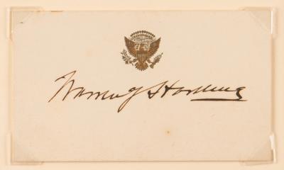 Lot #68 Warren G. Harding Signature - Image 2