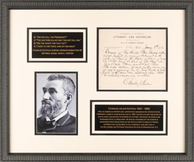 Lot #227 Charles Guiteau Autograph Document Signed