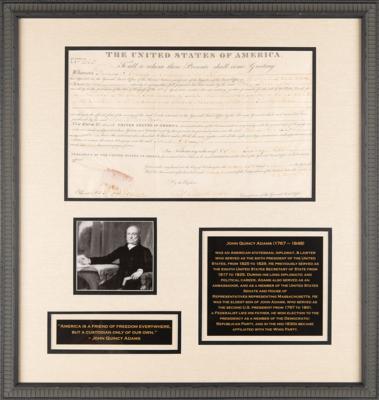 Lot #24 John Quincy Adams Document Signed as President - Image 2