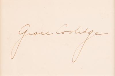 Lot #48 Calvin and Grace Coolidge Signatures - Image 3