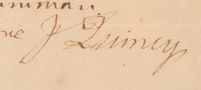 Lot #2 John Adams Third-Person Autograph Document Signed - Image 3