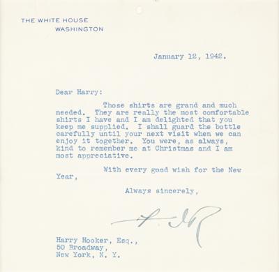 Lot #102 Franklin D. Roosevelt Typed Letter Signed as President - Image 2