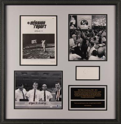 Lot #365 Neil Armstrong (2) Signed Items - Image 1