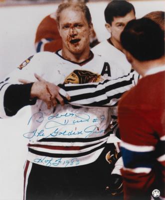 Lot #725 Bobby and Brett Hull (2) Signed Photographs - Image 4