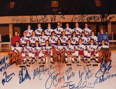 Lot #730 Miracle on Ice (2) Signed Photographs - Image 2