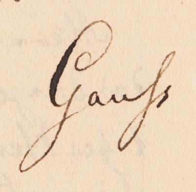 Lot #152 Carl Friedrich Gauss Rare Autograph Letter Signed, Requesting a Theodolite: "Without it, I can do nothing" - Image 3