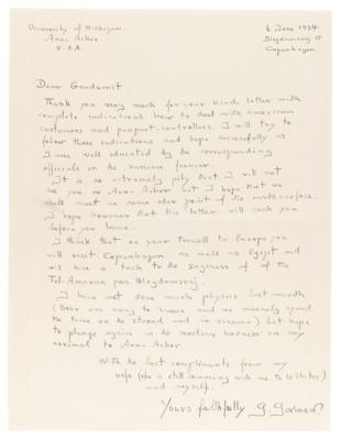 Lot #151 George Gamow Autograph Letter Signed: